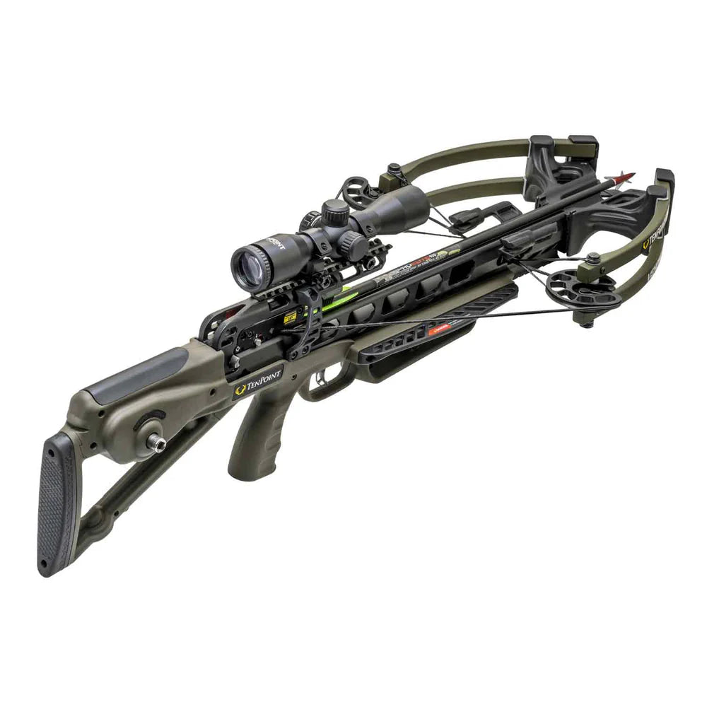 Tenpoint Venom X Moss Green Crossbow Package – Catfish Custom